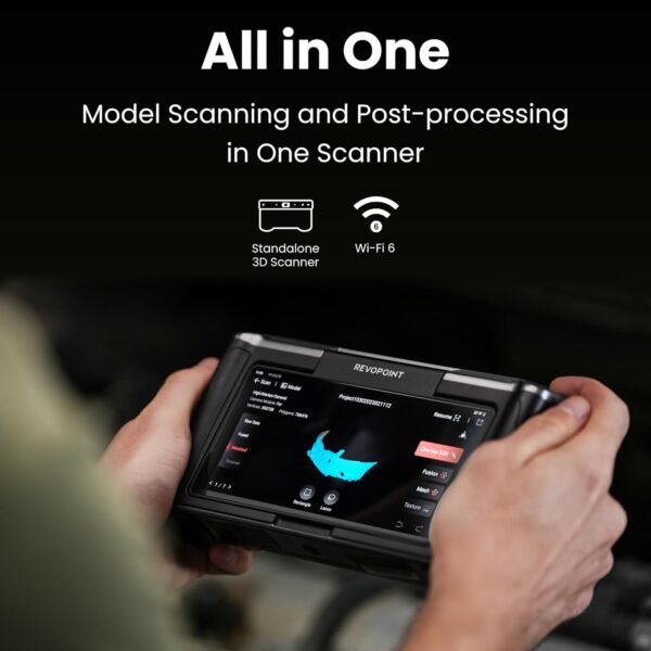 Revopoint MIRACO 3D Scanner for 3D Printing Handheld, Wireless All-in-one 3D Printer Scanner, Up to 0.02 mm Precision, Full Color Scan for Small to Large Objects, 16GB RAM - Image 2