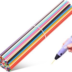 STOBAZA 110pcs Pen Filament Refills Vibrant Color Pcl Low Temperature Replacement Wires Colors for Art Projects and Crafts Easy to Use and Load