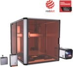Snapmaker Artisan Premium 3 in 1 3D Printer with 40W Laser Engraver&200W CNC Carving,3D Printer Dual Extrusion Large Printing Size 15.75"x15.75"x15.75" with 7"Touchscreen,Industrial-Grade Linear Rails