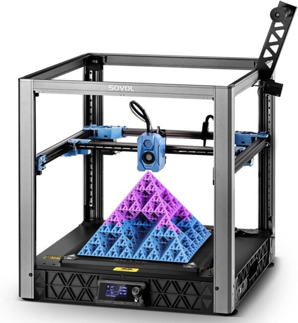 Sovol SV08 Core-XY 3D Printer Voron 2.4 Open Source, 700mm/s High Speed 3D Printers with 300℃ Clog-Free Hotend & Camera, Auto Leveling with 4 Independent Z Motors, Large Print Size 13.8x13.8x13.6in