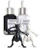 Supercolor 10x Concentrated Pigments for Deep Black and Solid White Colors, Made in Korea by 3DMaterials