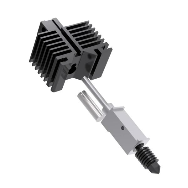 Up to 500°C Upgraded for Bambu Lab Hotend Heater Block for Bambu Lab X1/X1C/P1P/P1S 3D Printer with Removable Hardened Steel 0.4mm Nozzle and Ceramic Heater 3D Printer Hotend - Image 2