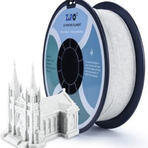 ZIRO PLA Marble Filament 1.75mm, Nature Rock-Like 3D Printing Material, Fit for Most FDM 3D Printers, 2.2lbs Spool, Marble