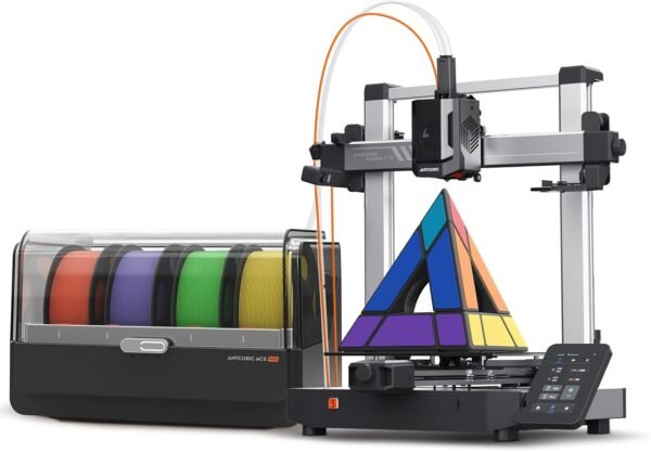 （Anycubic Bundle Filament 4KG） Anycubic Kobra 3 V2 Combo 3D Printer, Smart Multicolor Printing Up to 600mm/s Print Speed - Image 2
