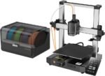 （Bundle Anycubic Kobra 3 V2 Combo） Anycubic Multicolor 3D Printer, Up to 600mm/s Print Speed Active Filament Drying Enhanced Auto-Leveling for Higher Success Rates, 10.0'' x 10.0' x 10.2''